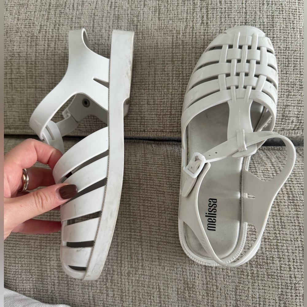 Melissa Classic White Sandals - Picture 2 of 2